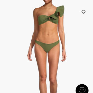 Juan de Dios Barranquero Ruffled Bikini Swimsuit Top Size 6